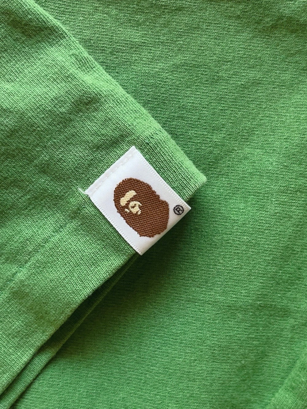 BAPE green T-shirt