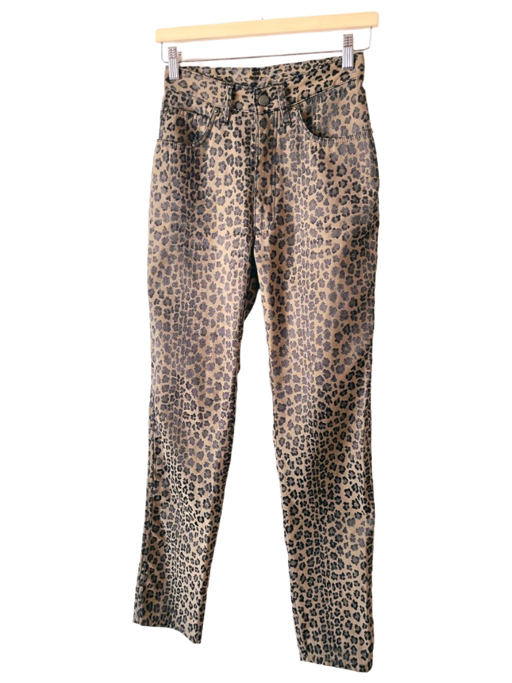FENDI 90s vintage leopard jeans