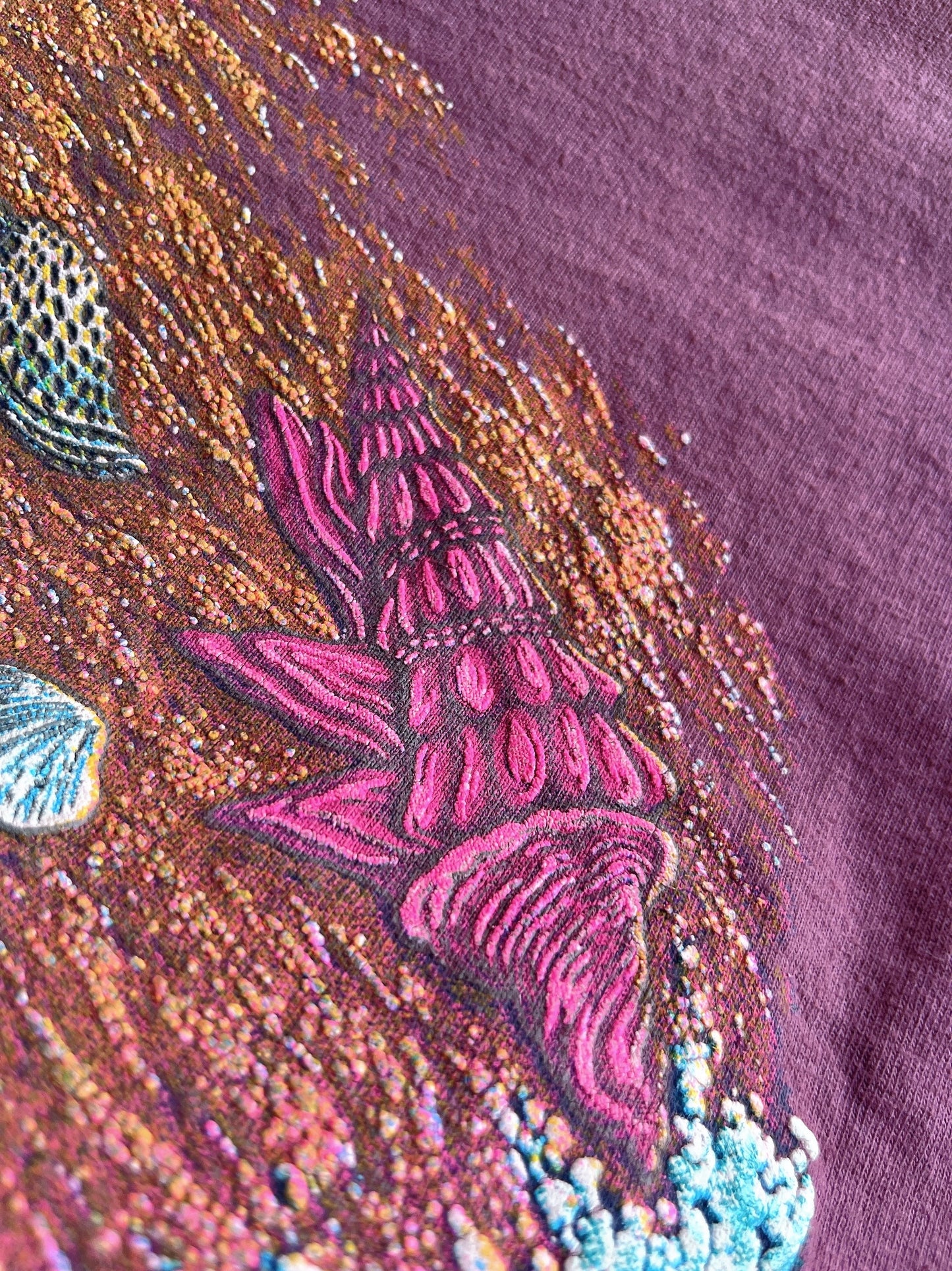 Ocean motif vintage t-shirt