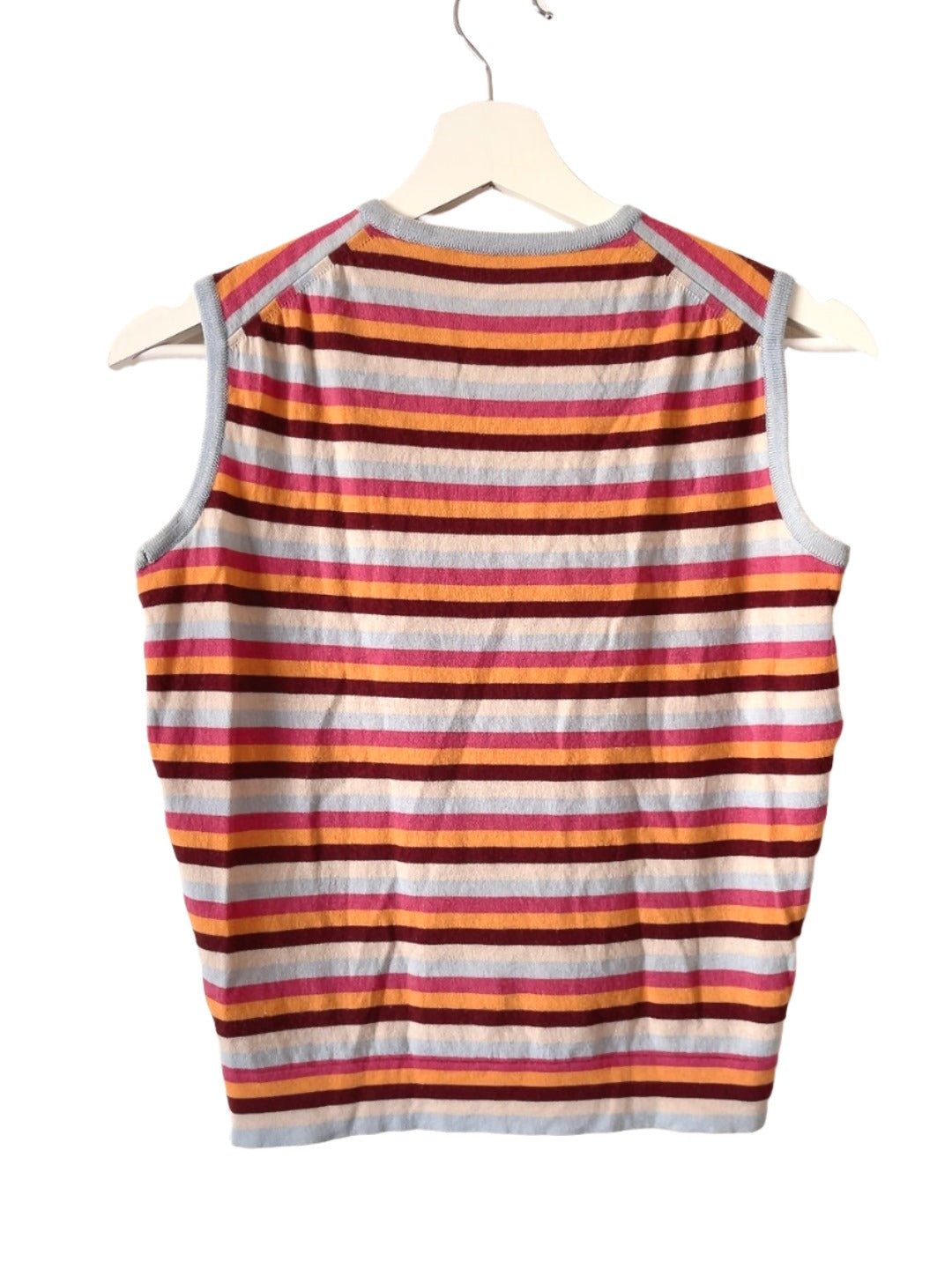 JOHN SMEDELY multi color knit tank top