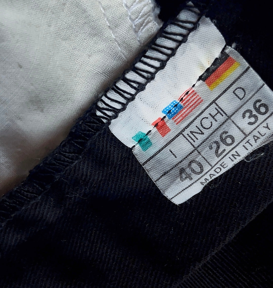 FENDI vintage black denim pants
