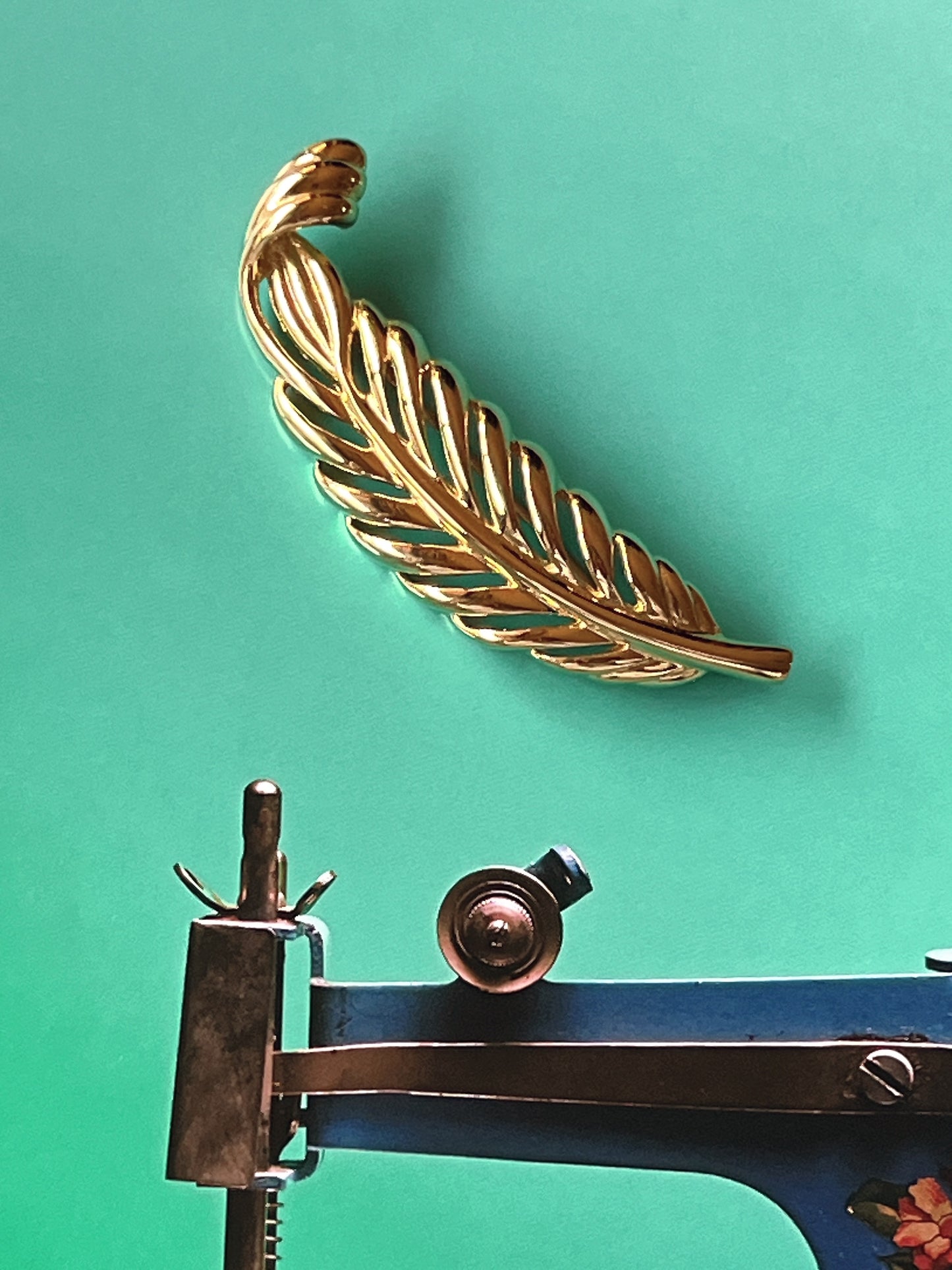 Napier vintage feather brooch