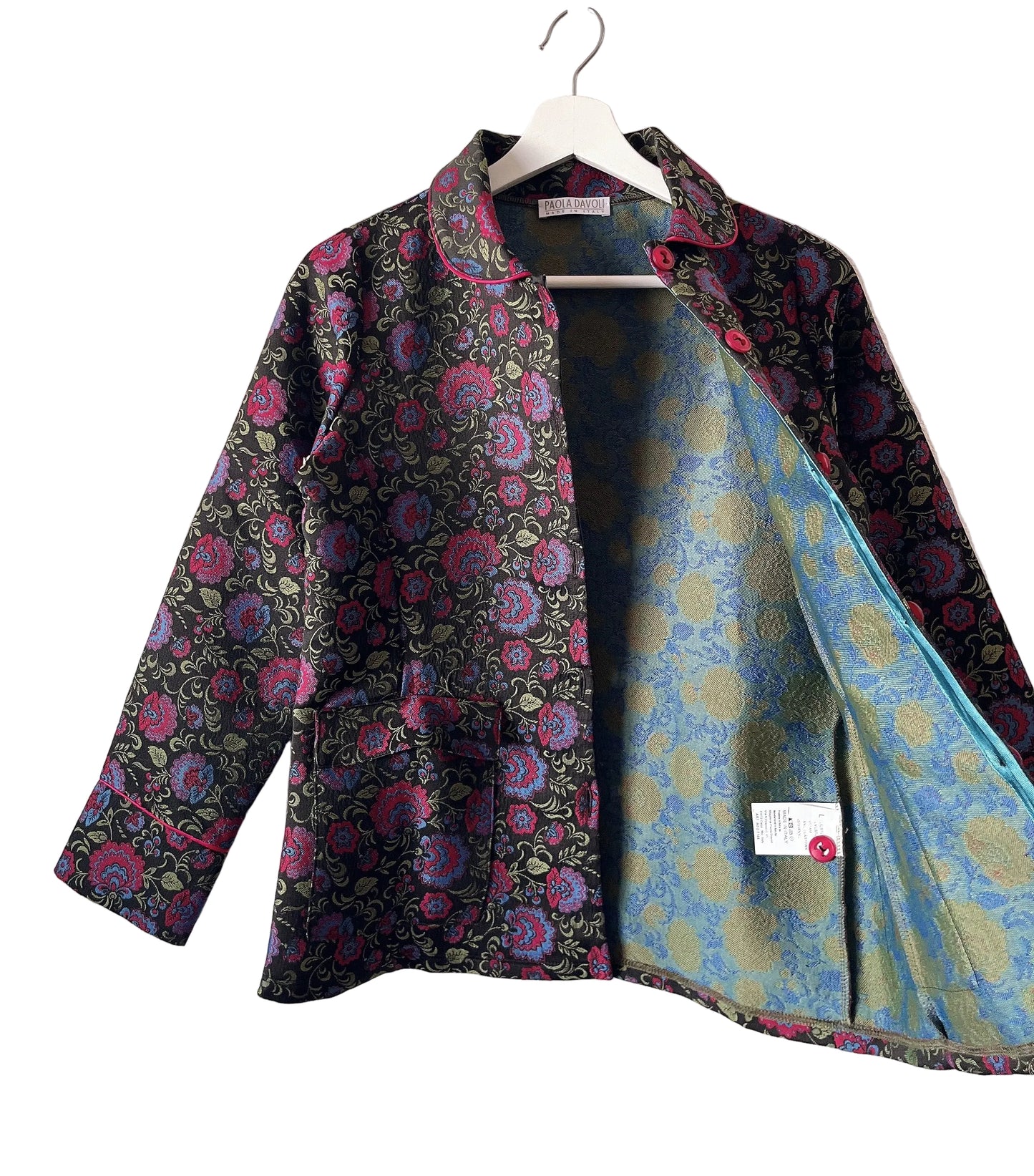 vintage jacquard jacket