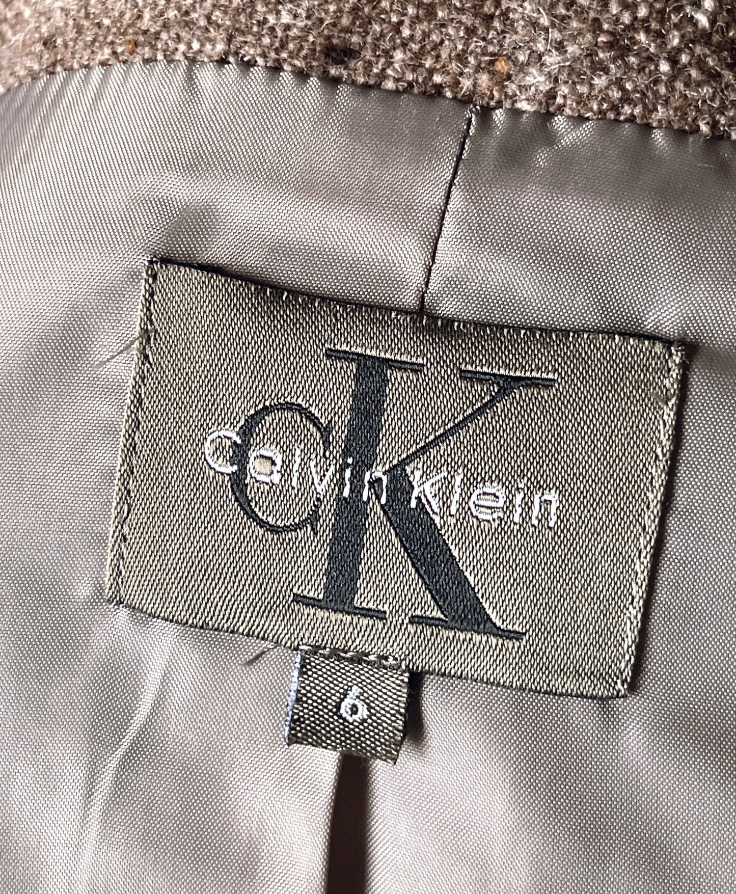 CALVIN KLEIN vintage tweed jacket