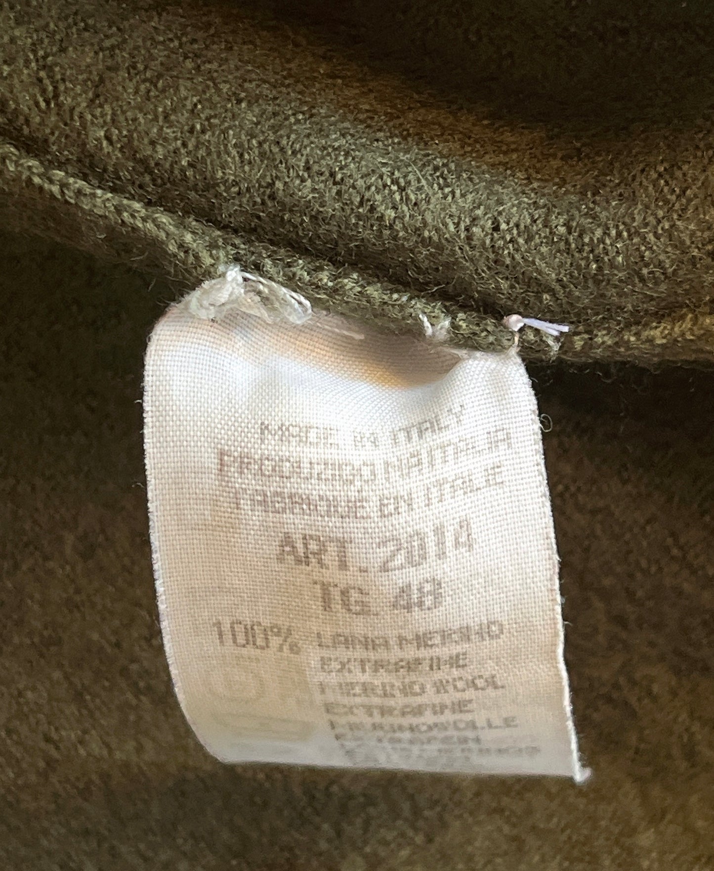 ARMANI COLLEZIONI khaki sweater