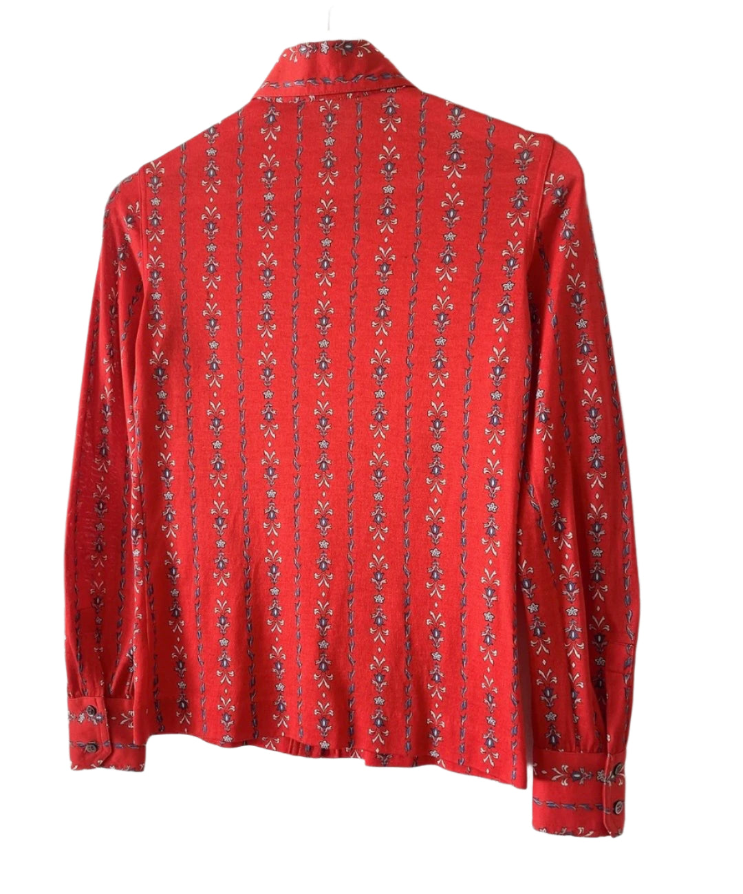 70s old CELINE cotton blouse