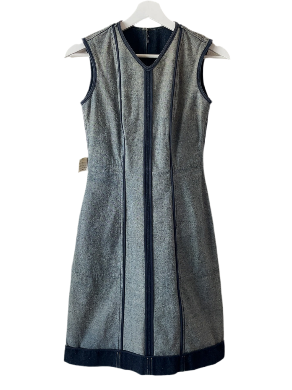 Chanel vintage denim one piece dress