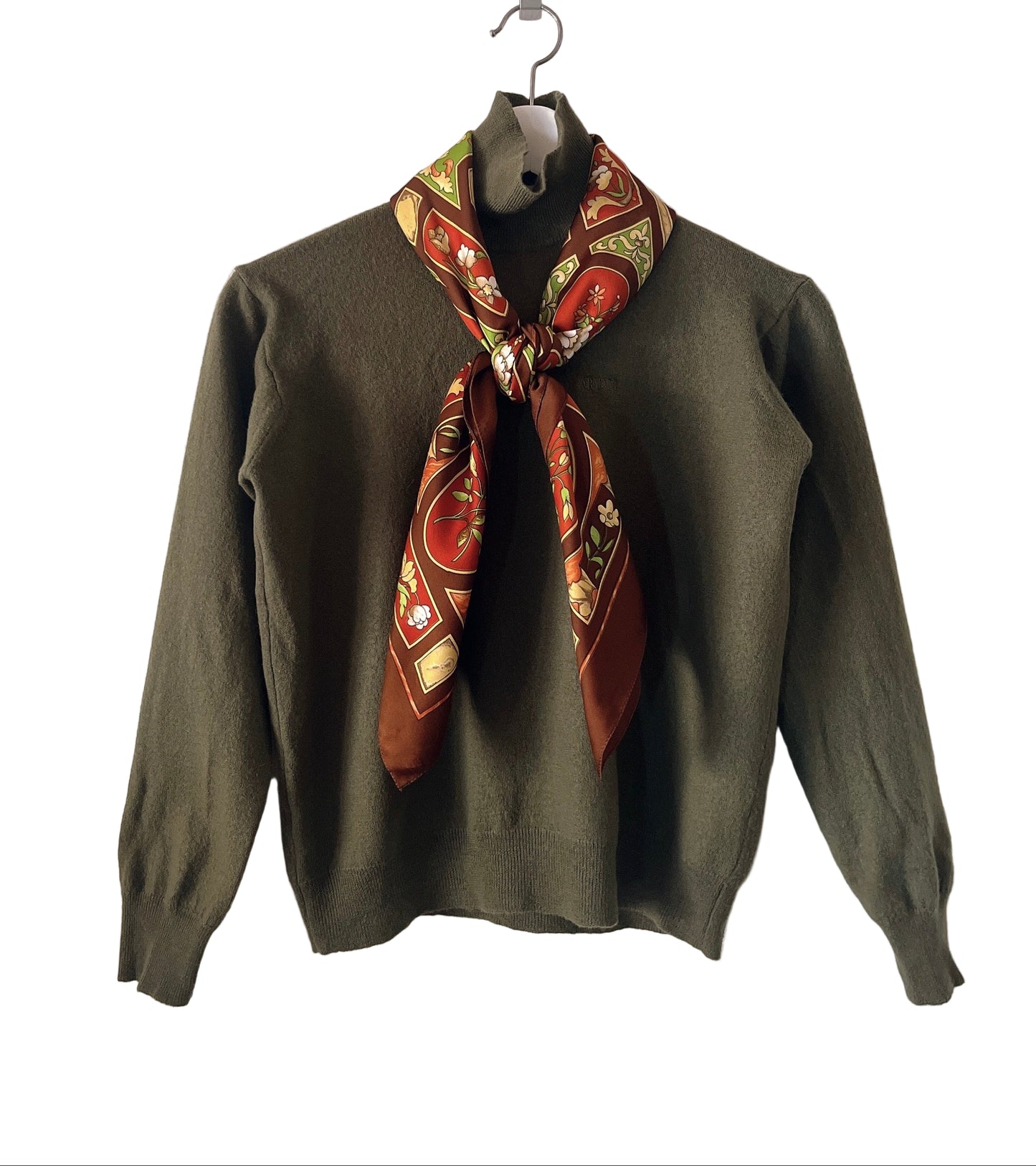 ARMANI COLLEZIONI khaki sweater