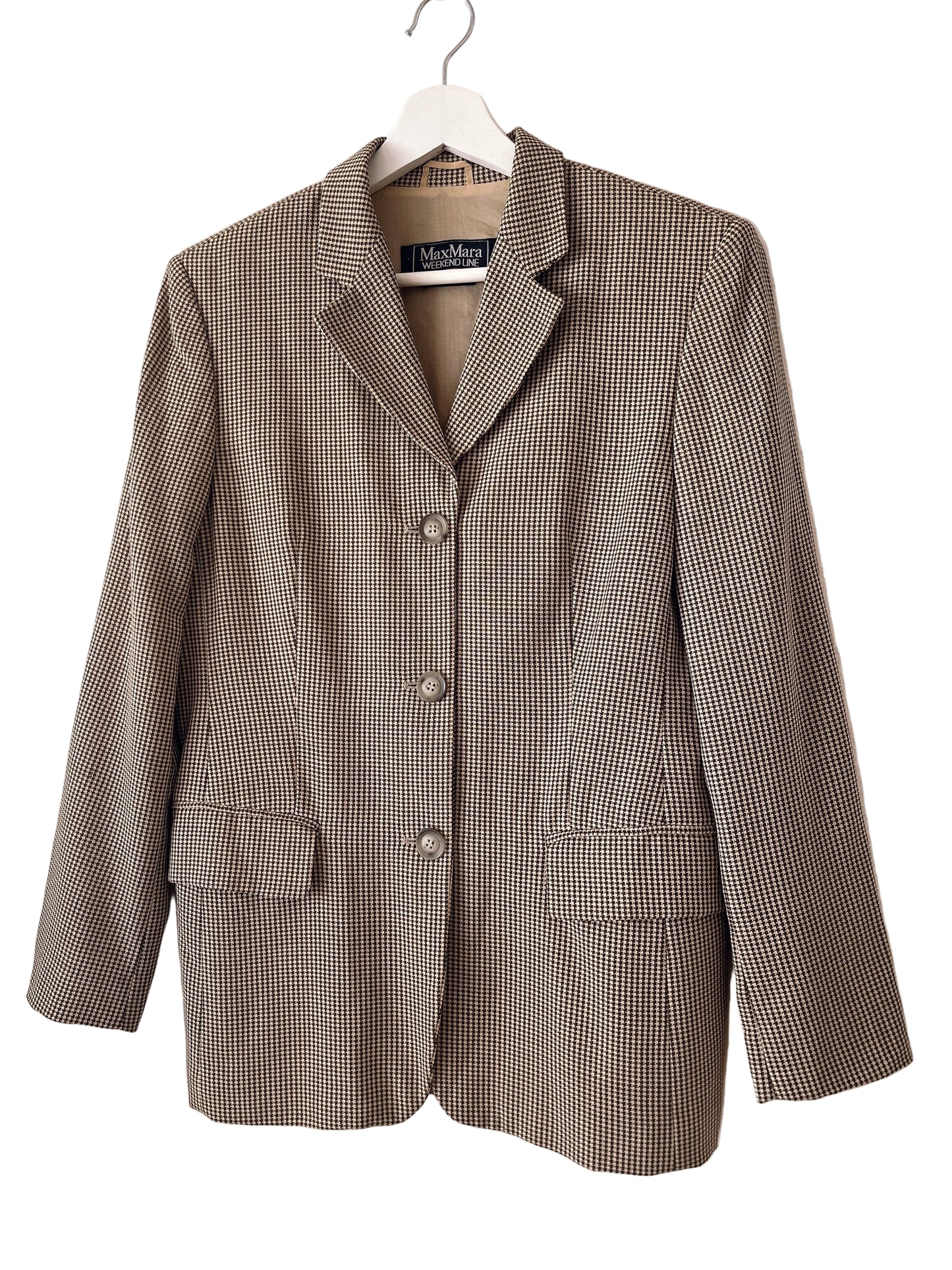 MaxMara WEEKEND LINE vintage glen check jacket