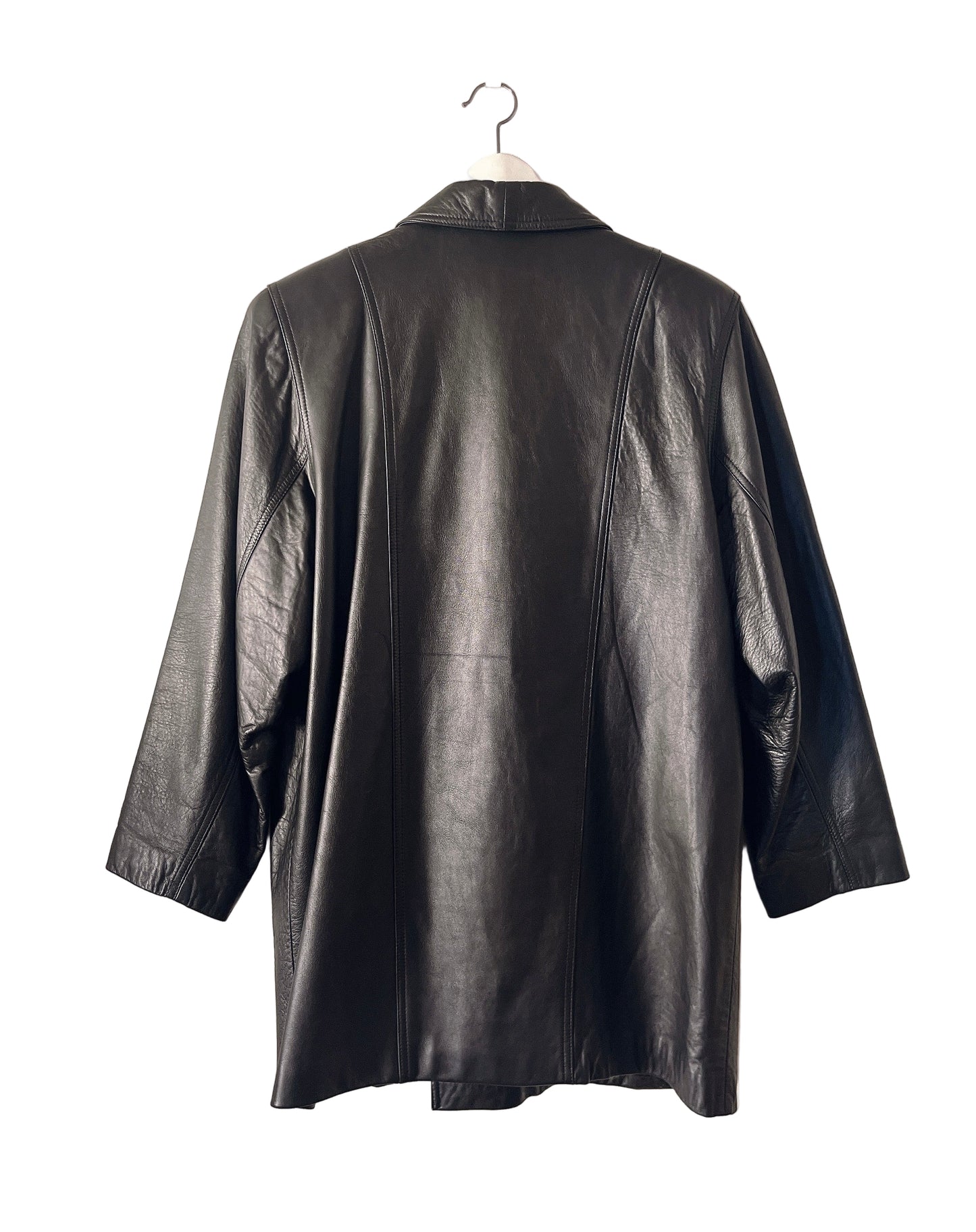 80s Italy made leather jacket