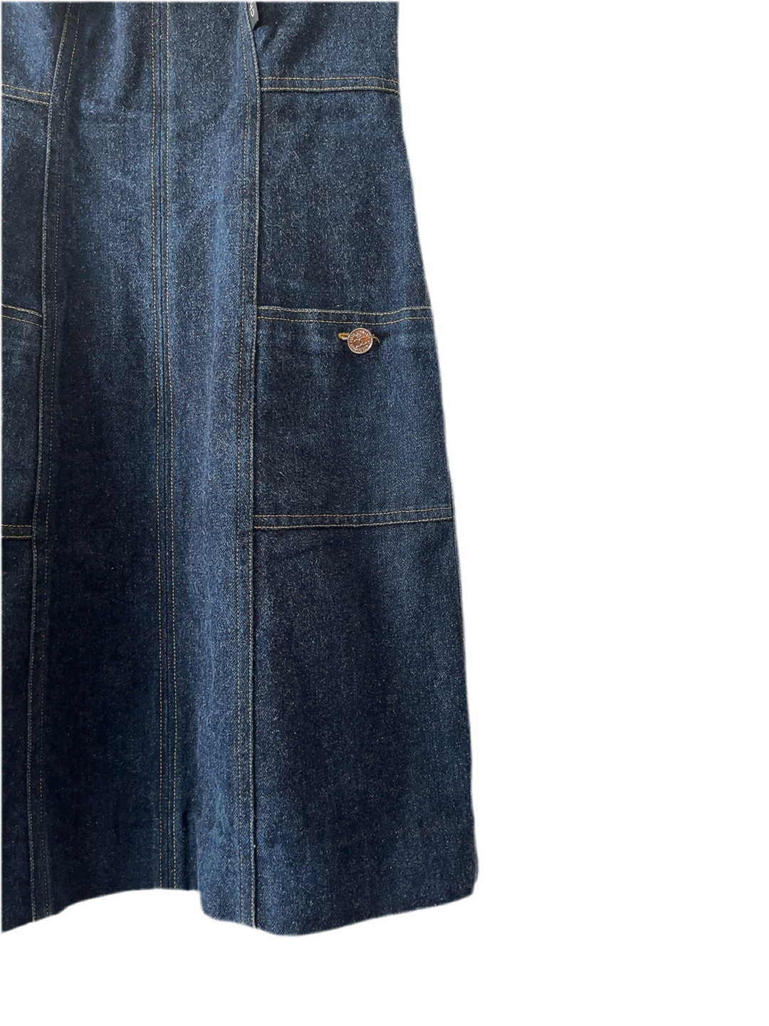 Chanel vintage denim one piece dress