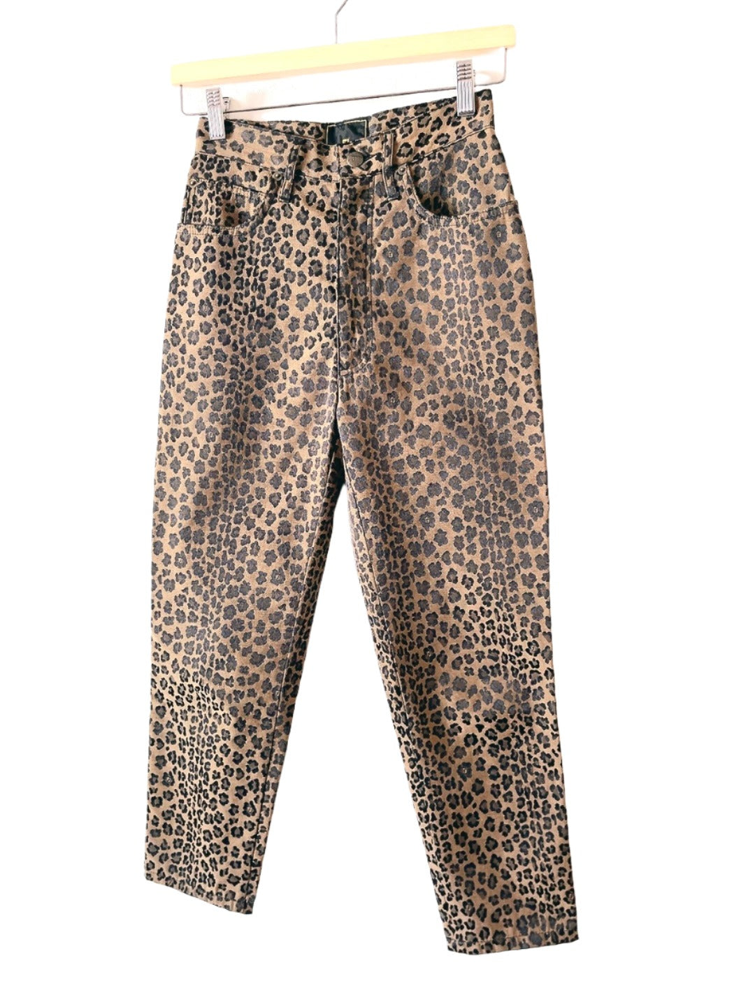 FENDI 90s vintage leopard jeans