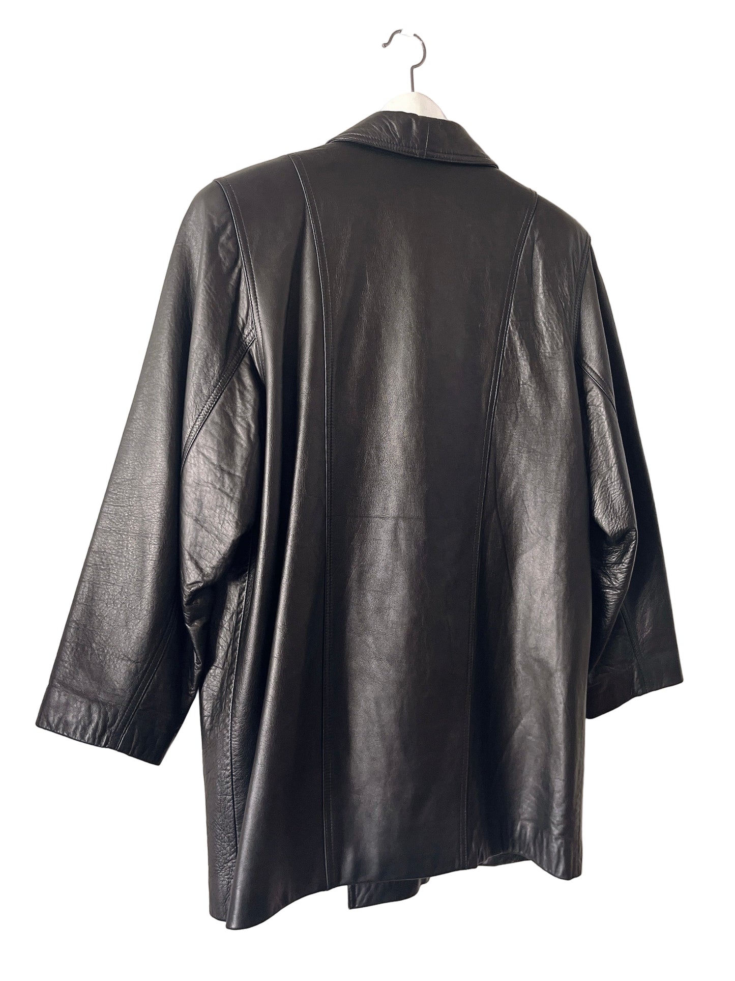 80s Italy made leather jacket