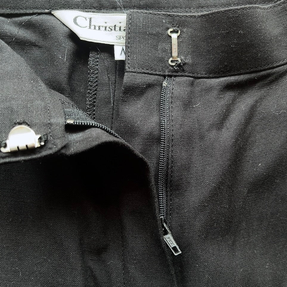 Christian Dior - sports 80s black shorts