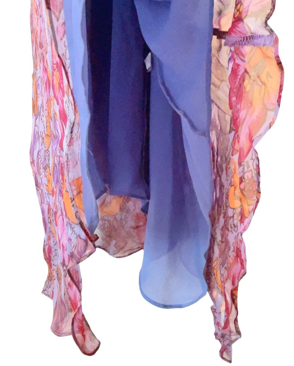 BETSEY JOHNSON vintage silk camisole long dress