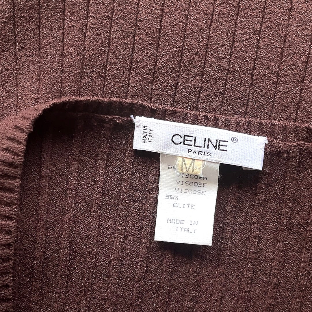 CELINE vintage knit tank top