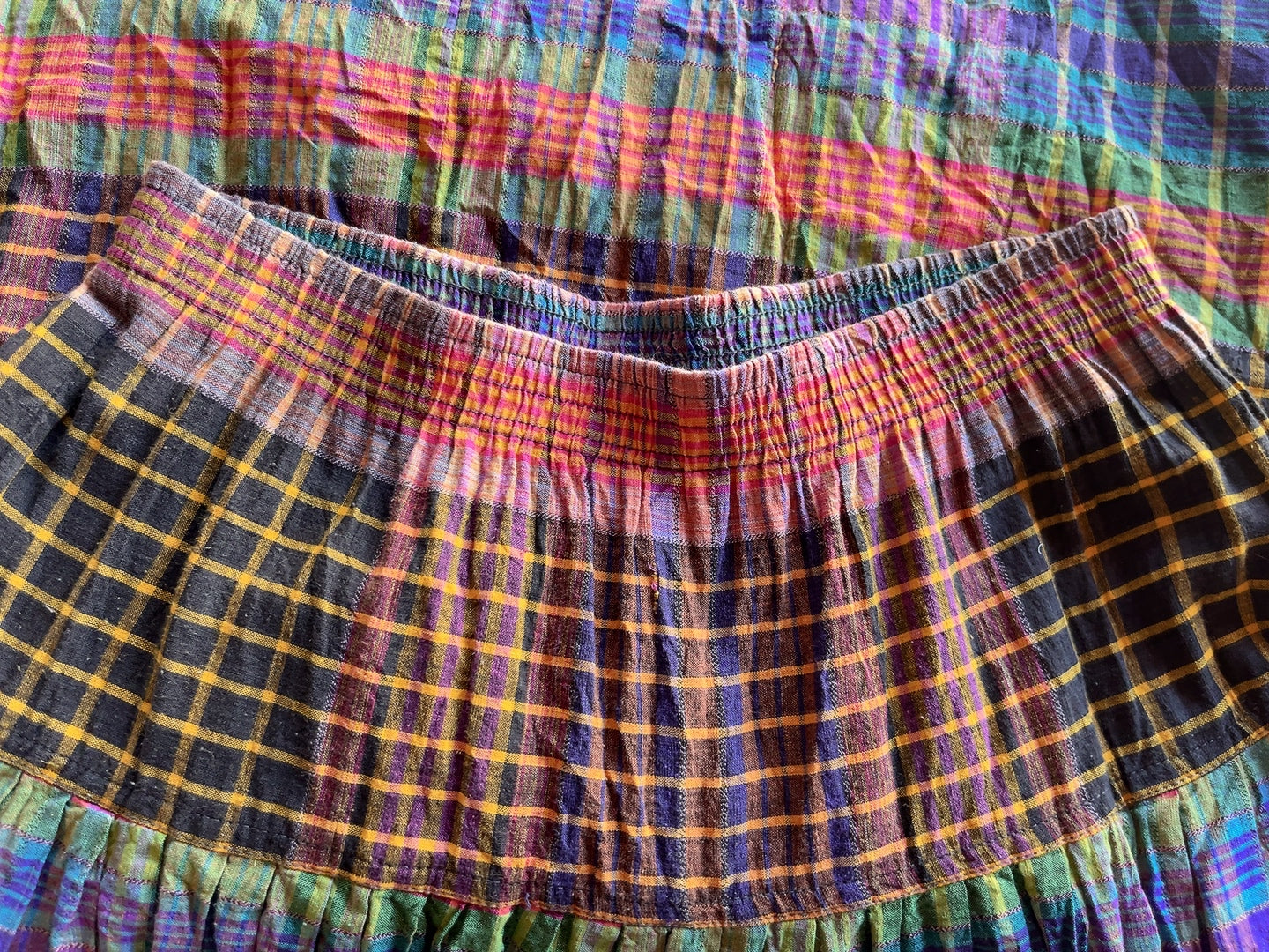 Liz sport cotton long flare skirt