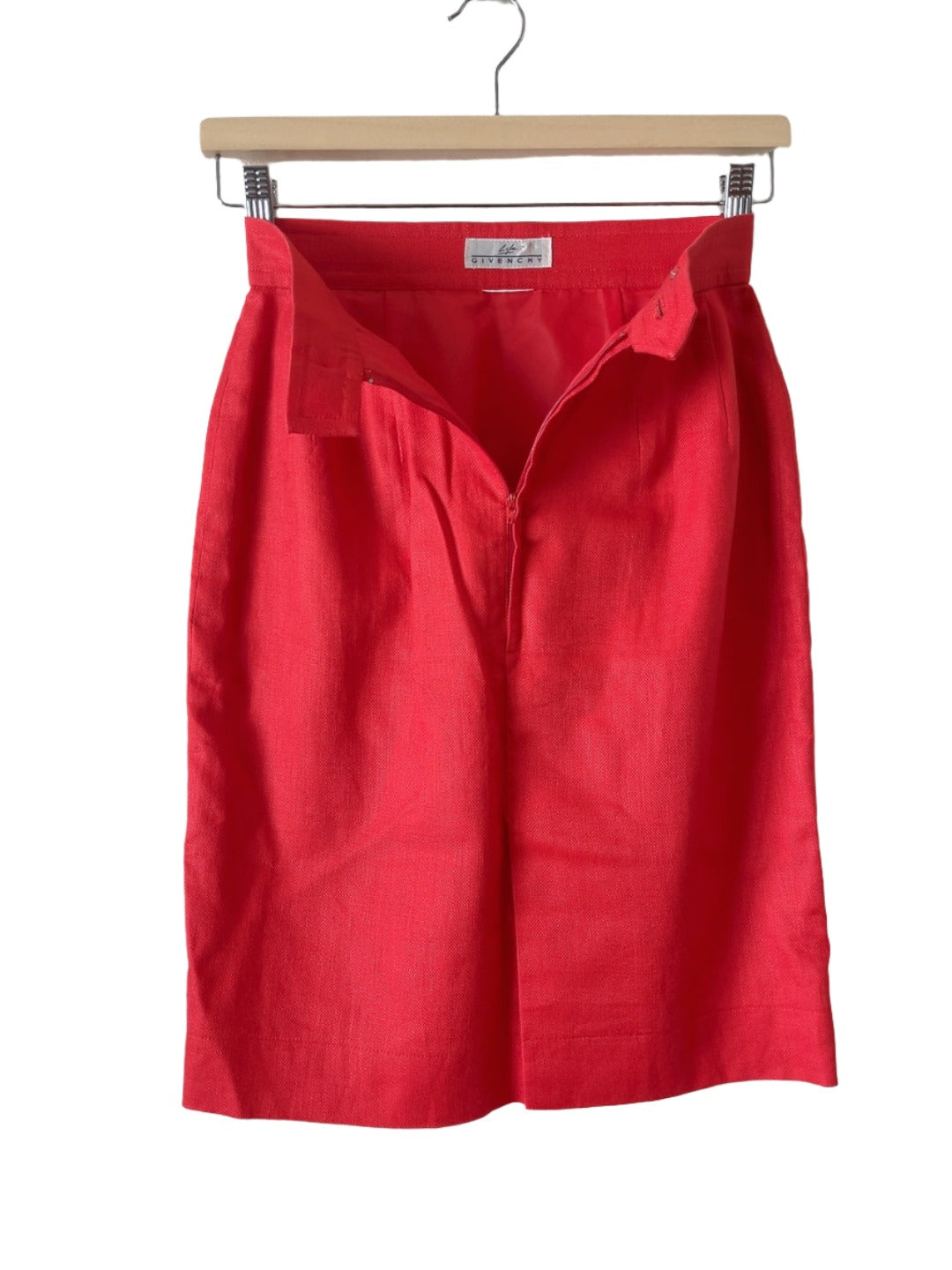 GIVENCHY vintage dead stock linen skirt
