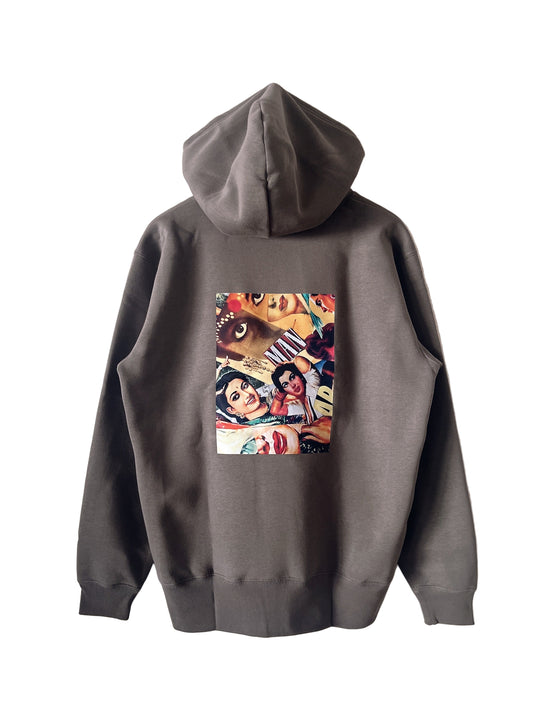 old Bollywood posters collage hoodie - design by ʳⁱᵗⁱᵏᵃ