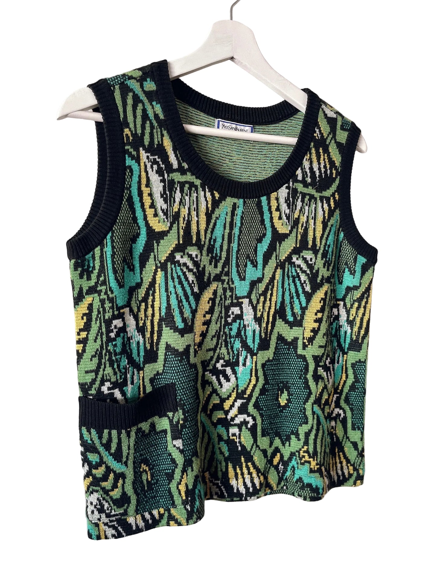 Yves Saint Laurent knit tank top