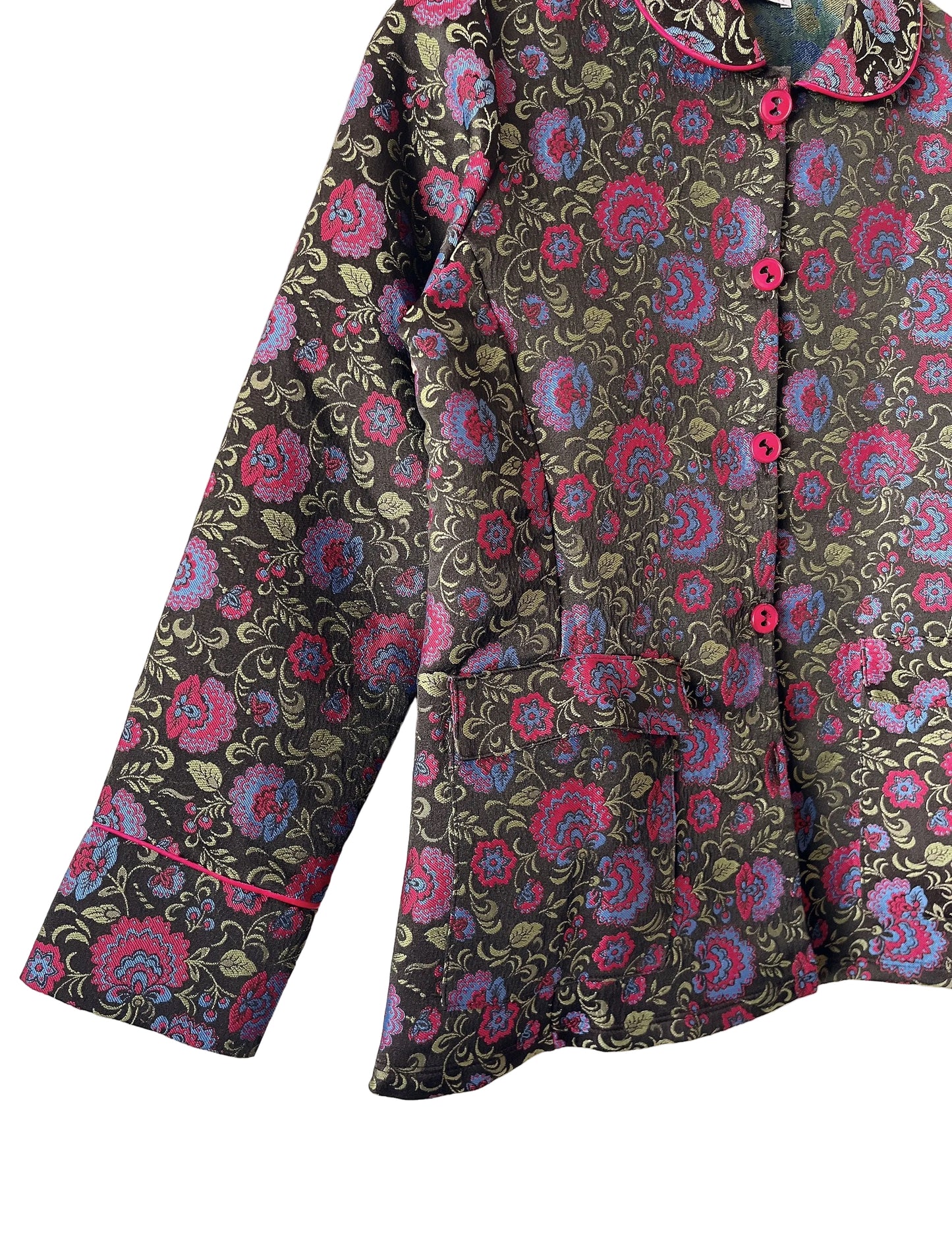 vintage jacquard jacket
