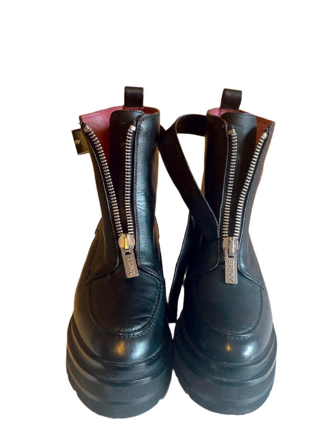 BRONX leather short boots