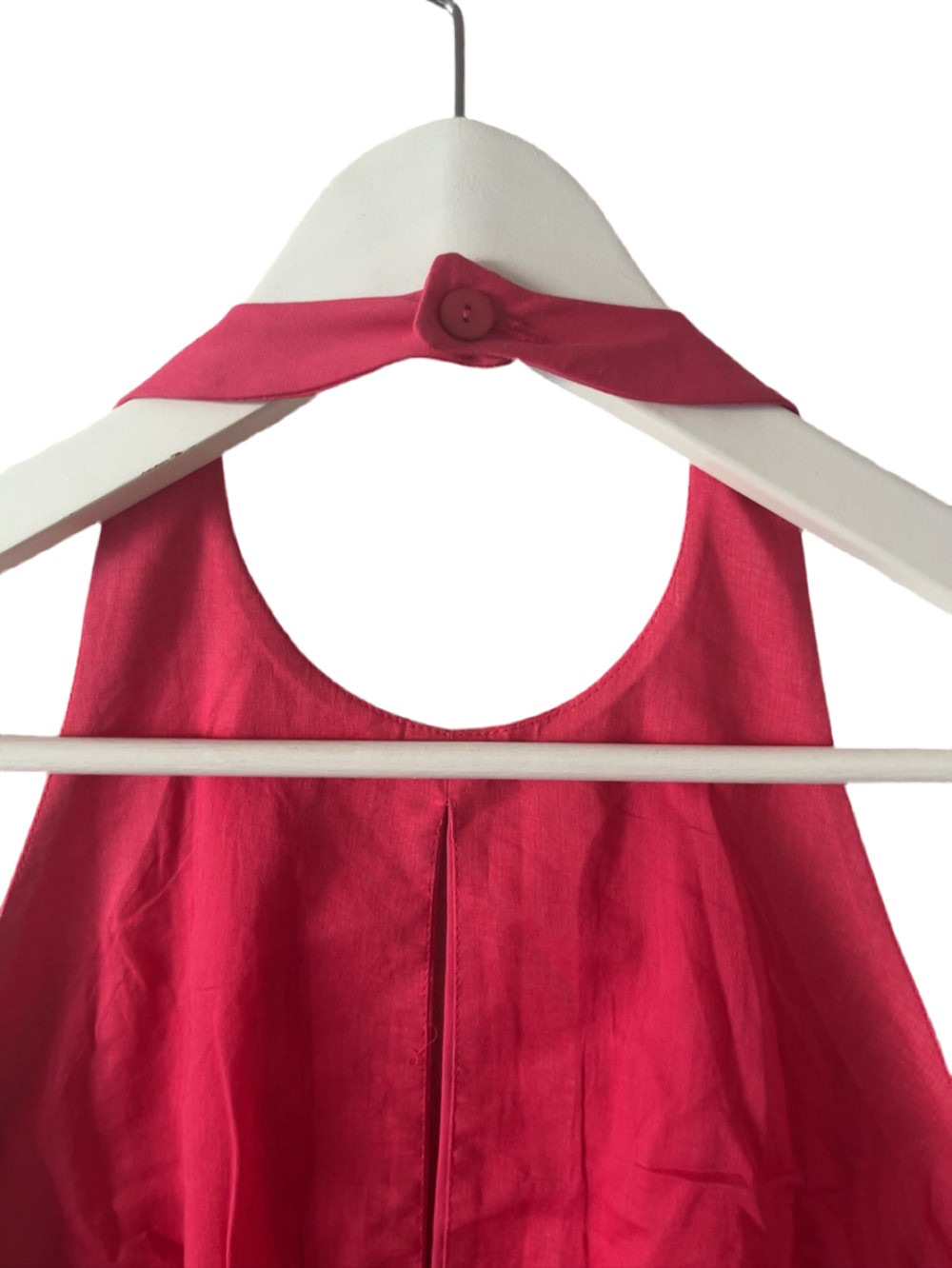 Max Mara vintage halter-neck open-back pink dress