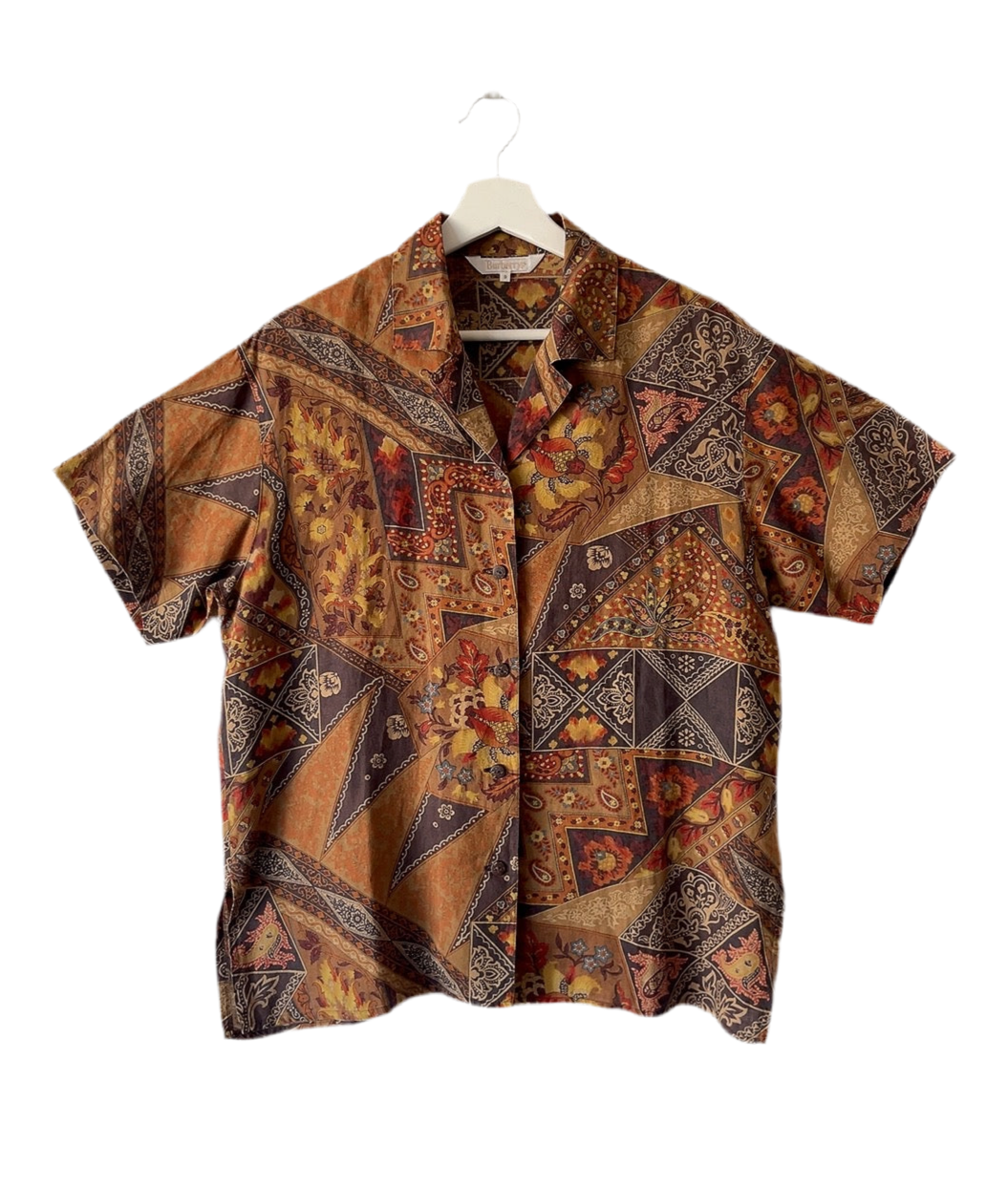 80s Burberrys linen shirt