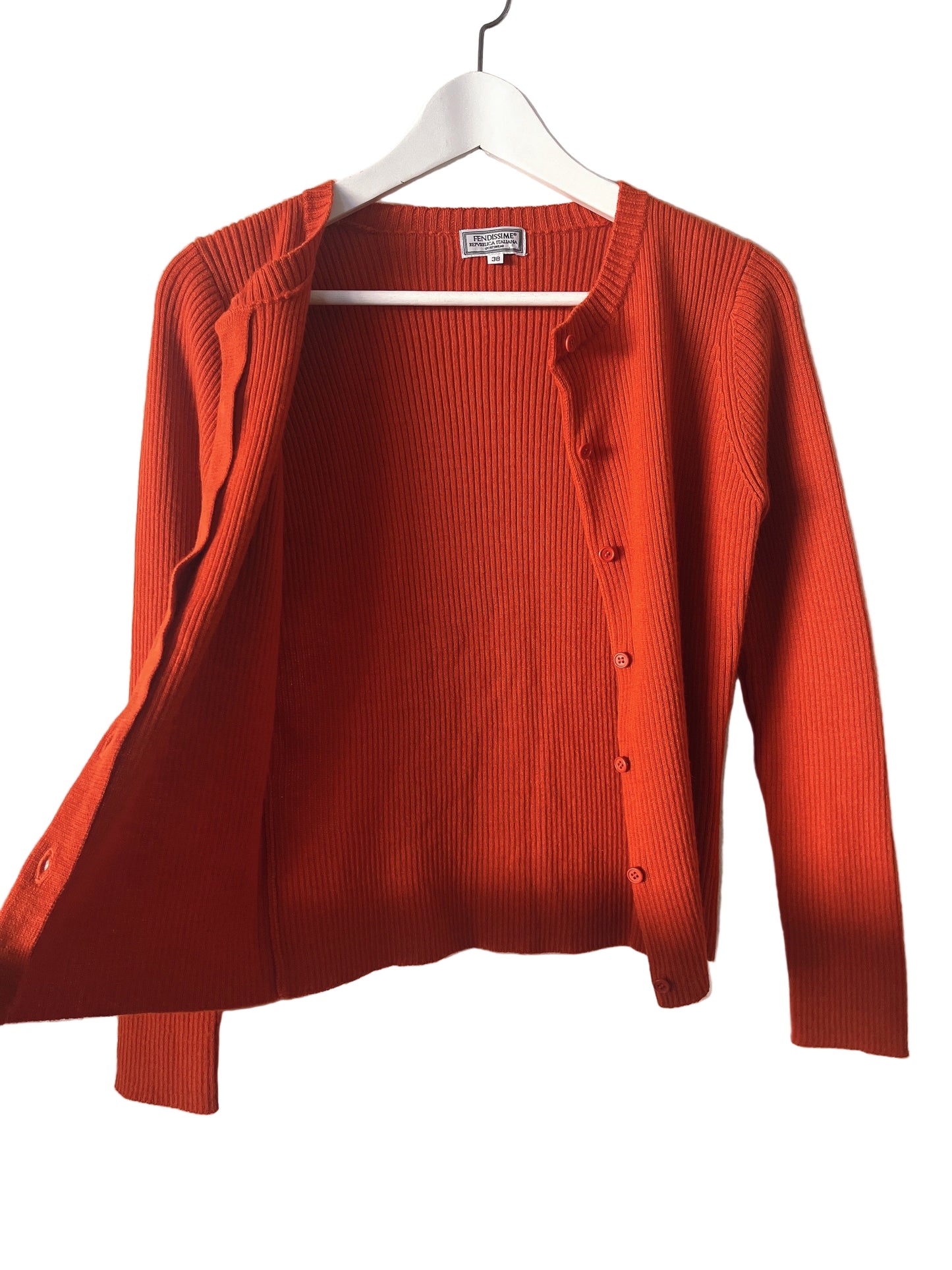 Fendissime orange cardigan