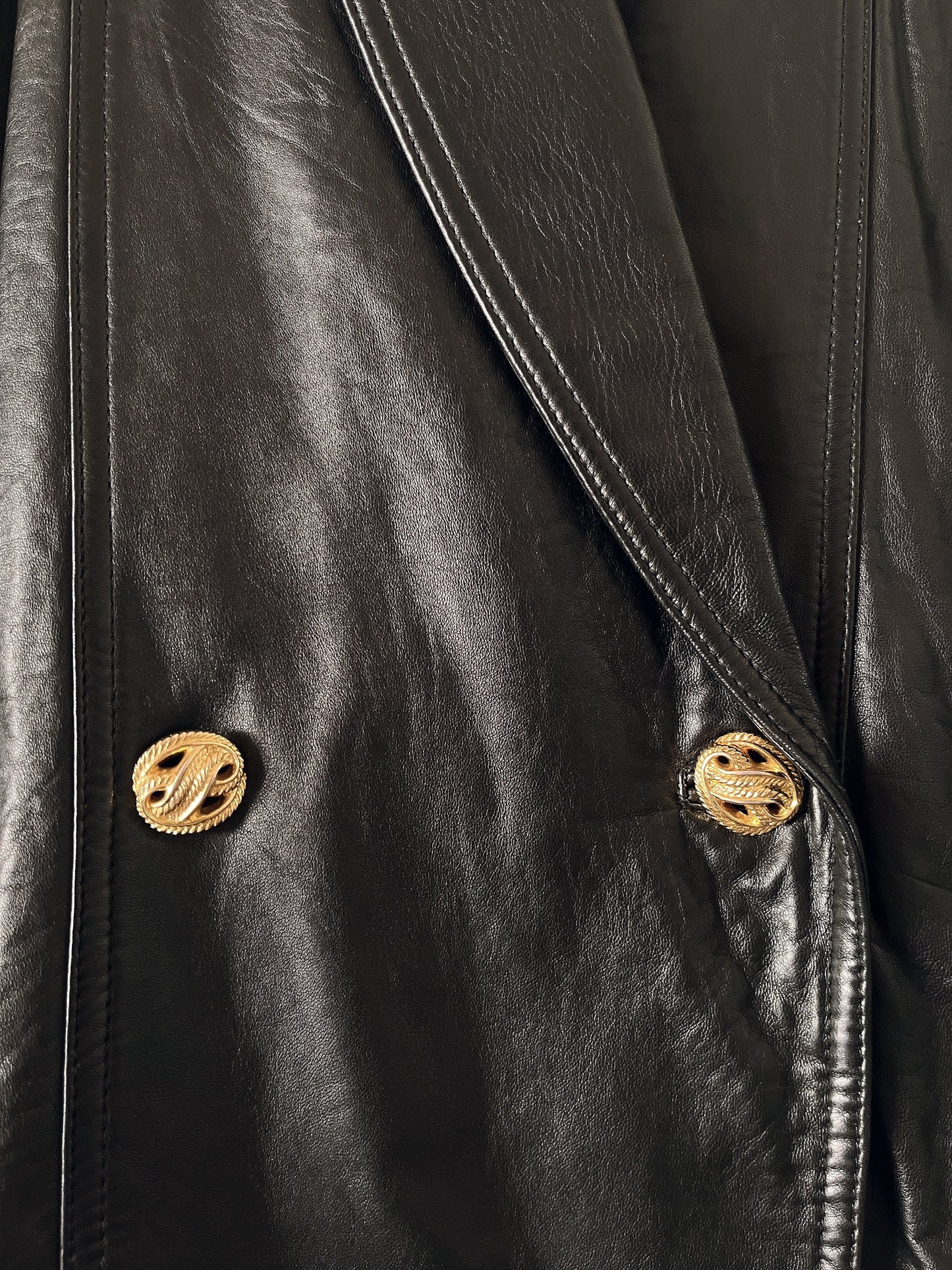 80s Italy made leather jacket