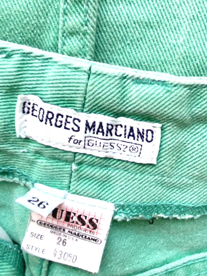 GUESS vintage cut-off denim pants