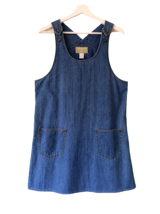 LIZ claiborne denim overall one piece