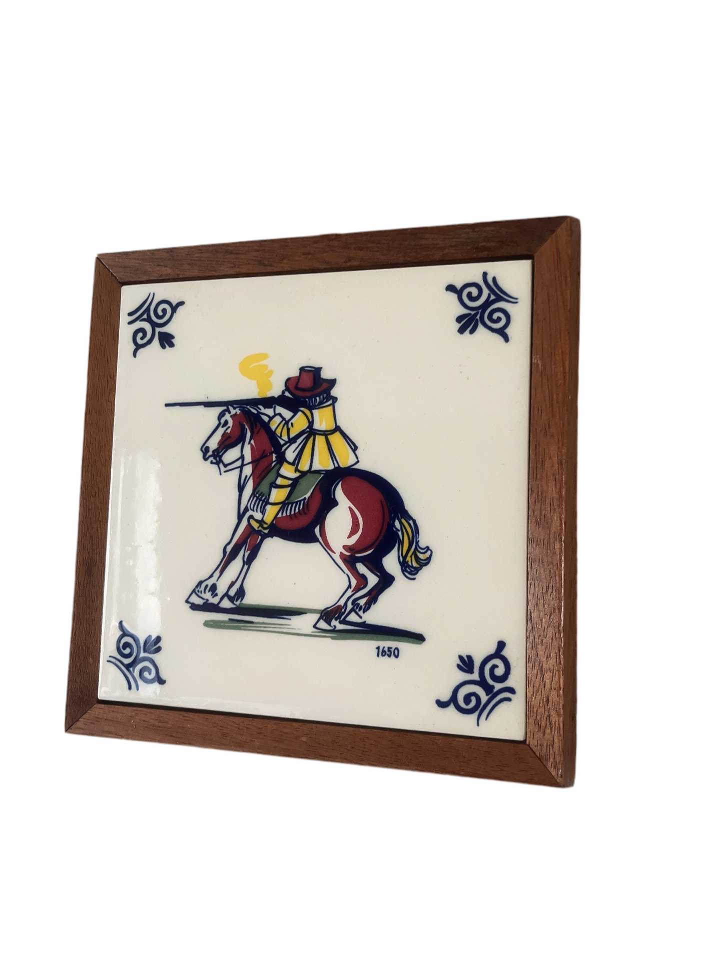 vintage ceramic tile frame