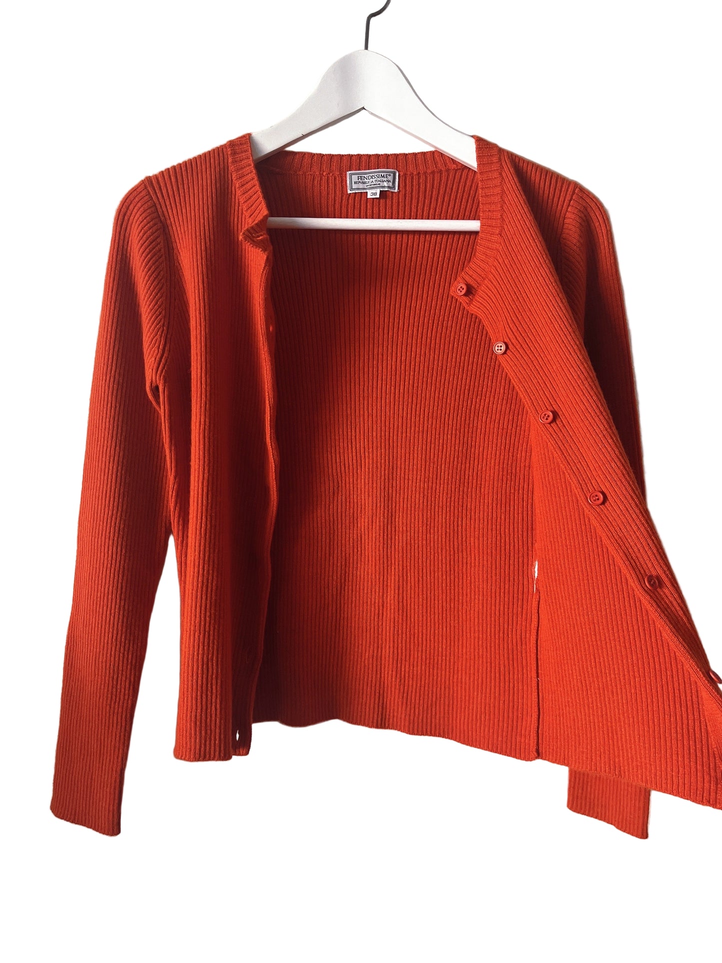 Fendissime orange cardigan
