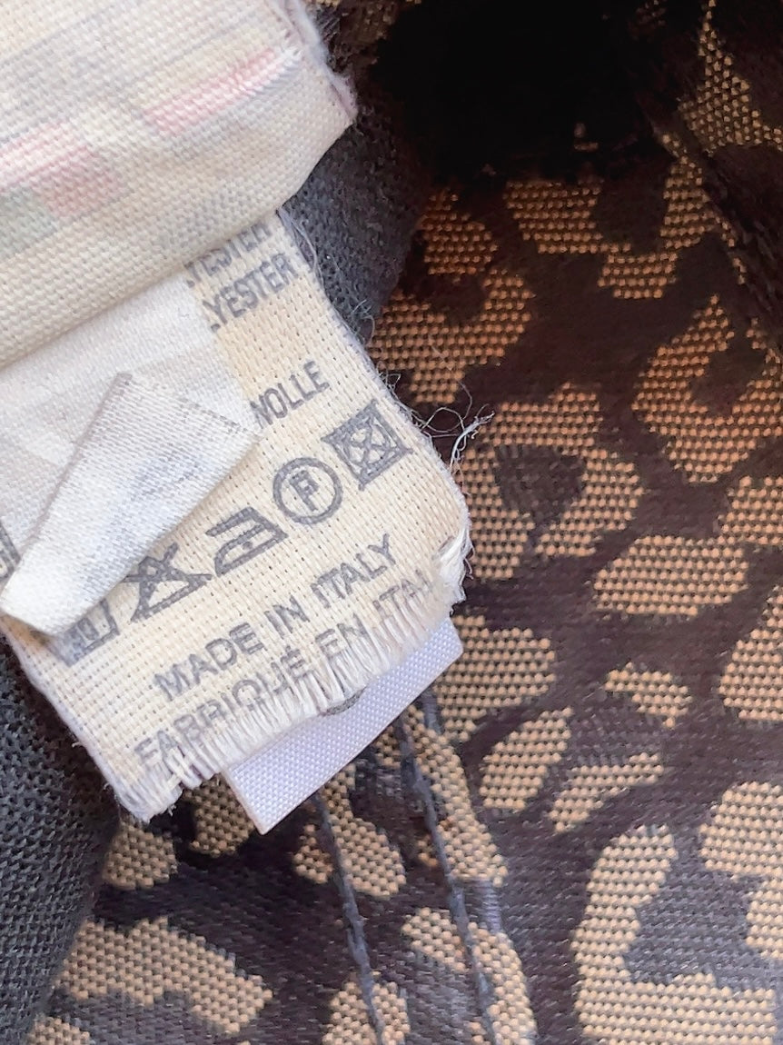 FENDI 90s vintage leopard jeans