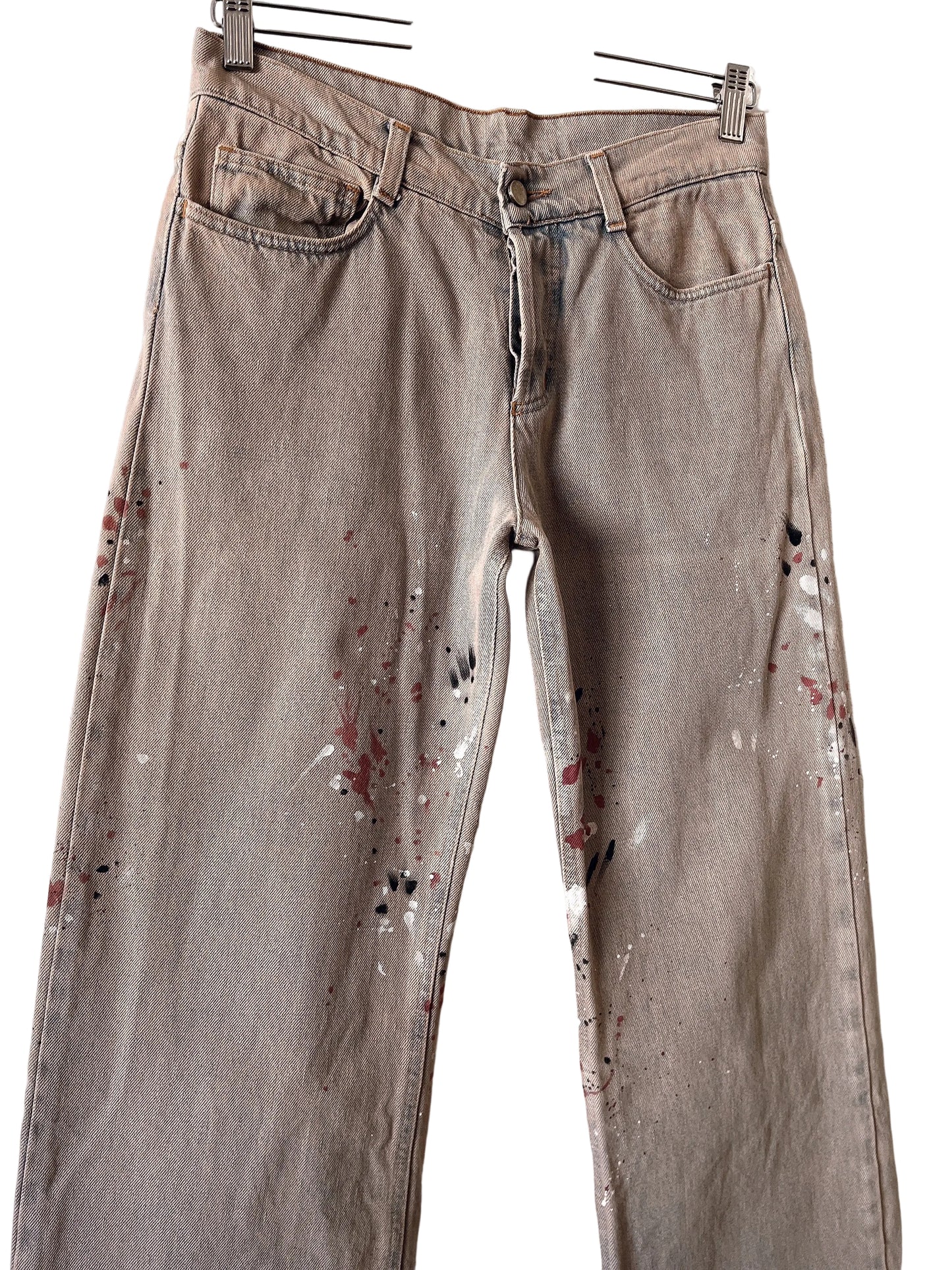 Giambattista Valli painted denim