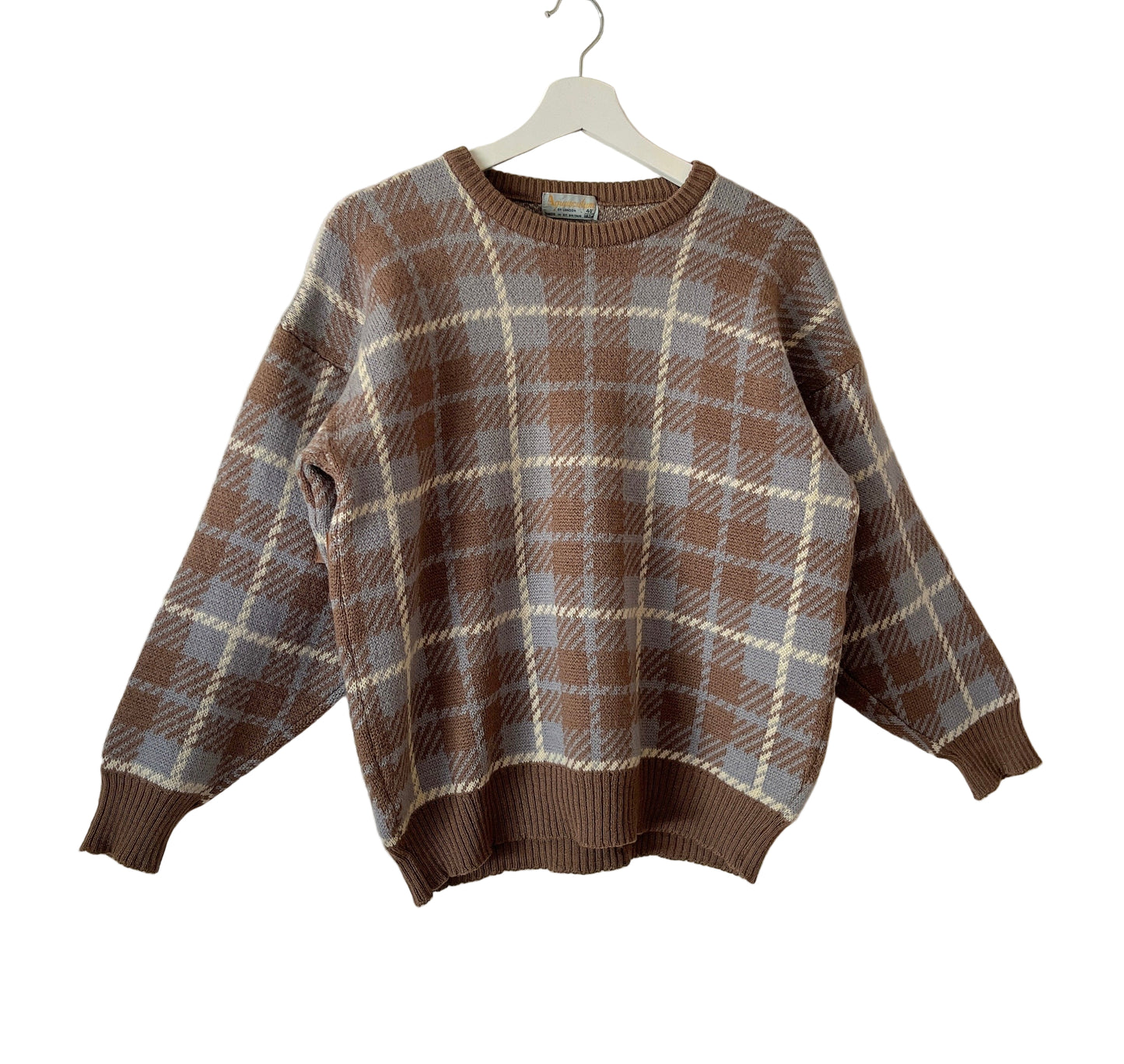 Aquascutum vintage check sweater