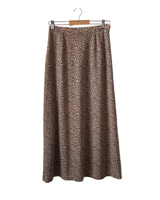 KRIZIA leopard long skirt