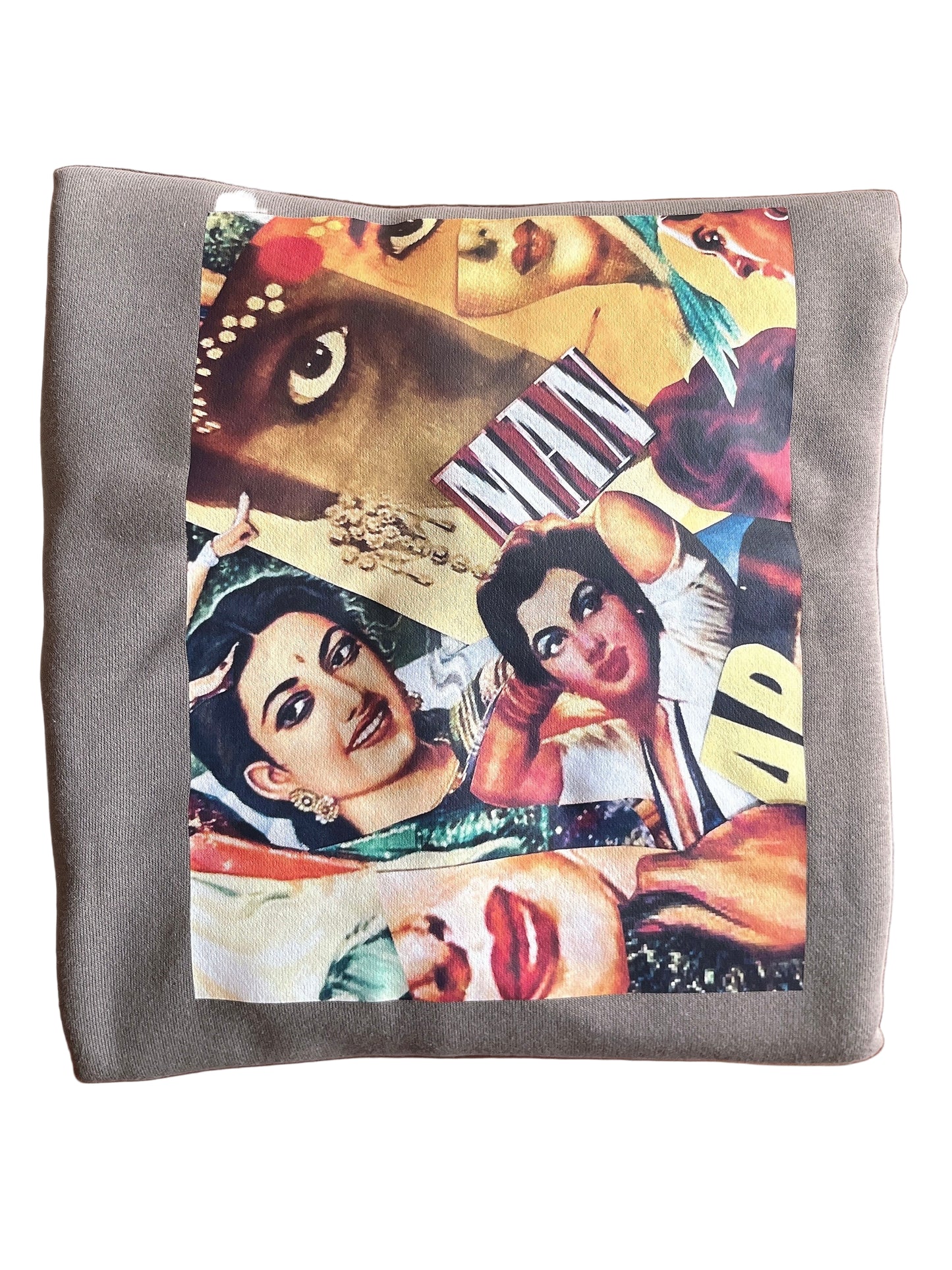 old Bollywood posters collage hoodie - design by ʳⁱᵗⁱᵏᵃ