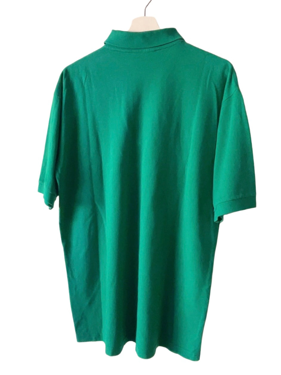 Christian Dior 80s vintage green polo shirt