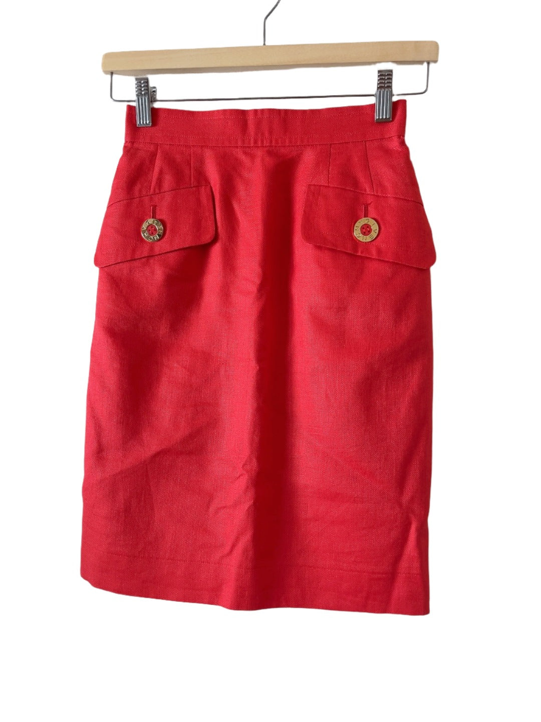 GIVENCHY vintage dead stock linen skirt