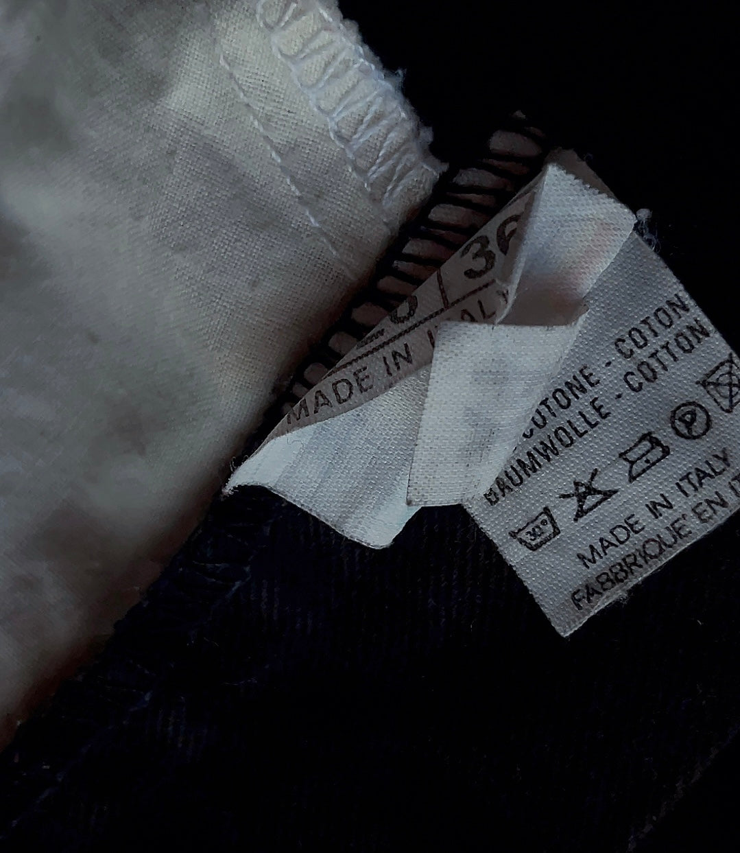 FENDI vintage black denim pants