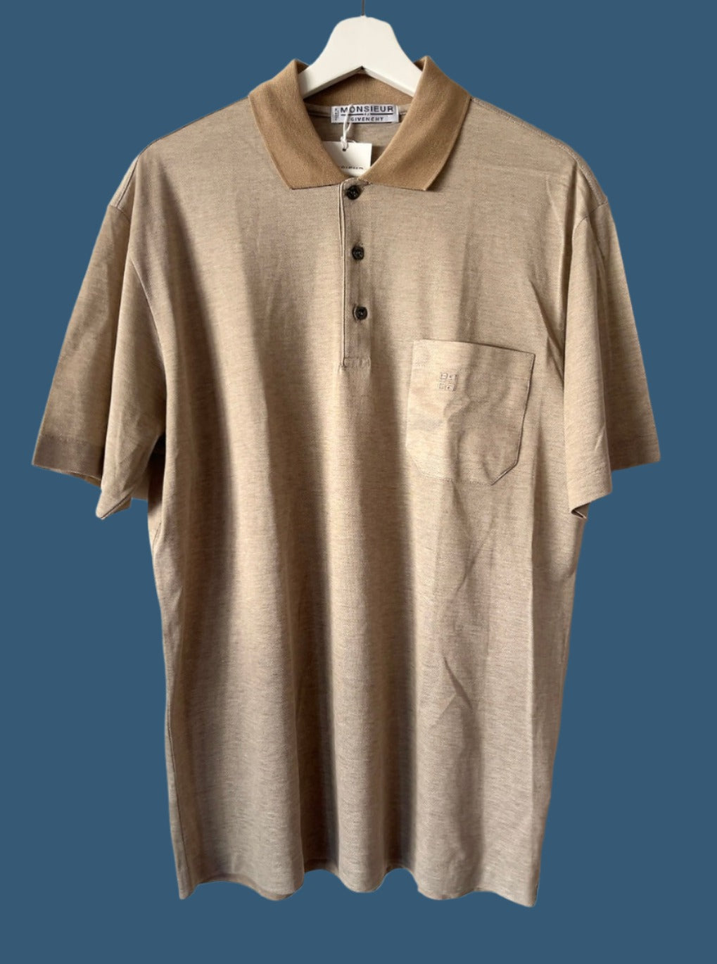 GIVENCHY 80s deadstock logo polo shirt