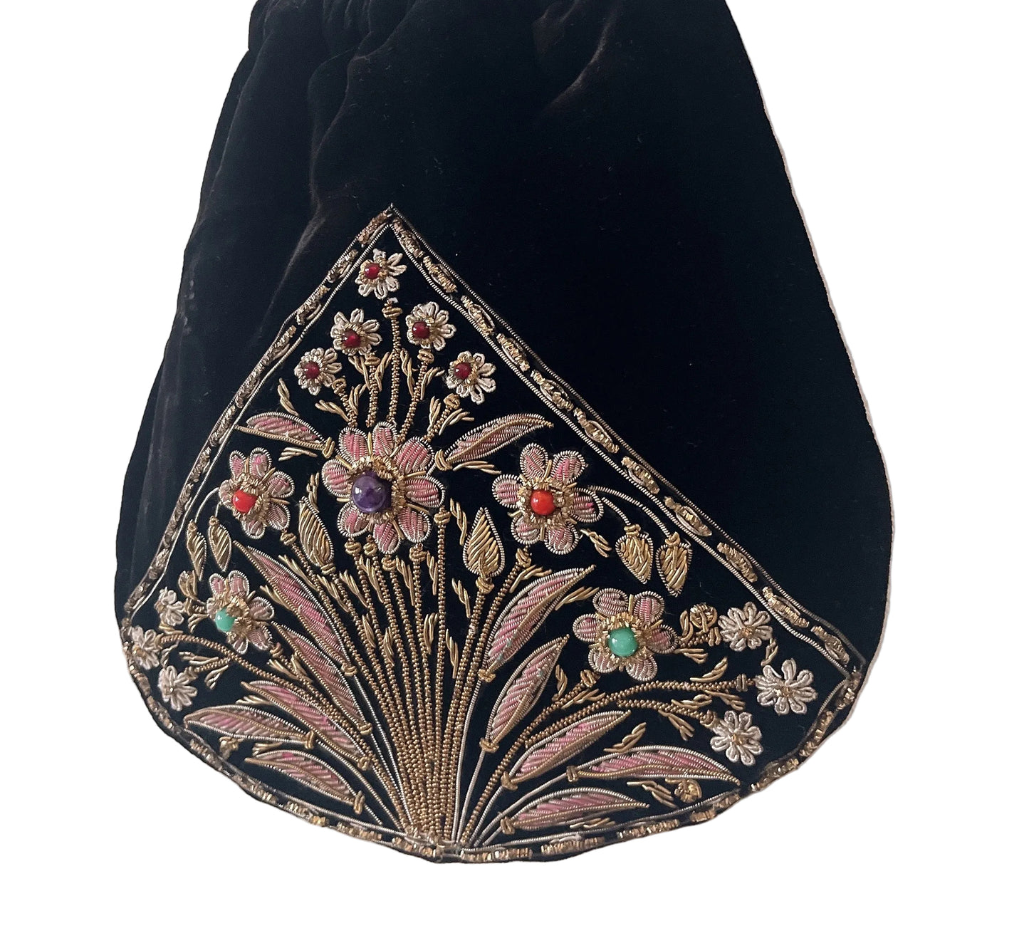 Pierre Cardin velour bijou bag