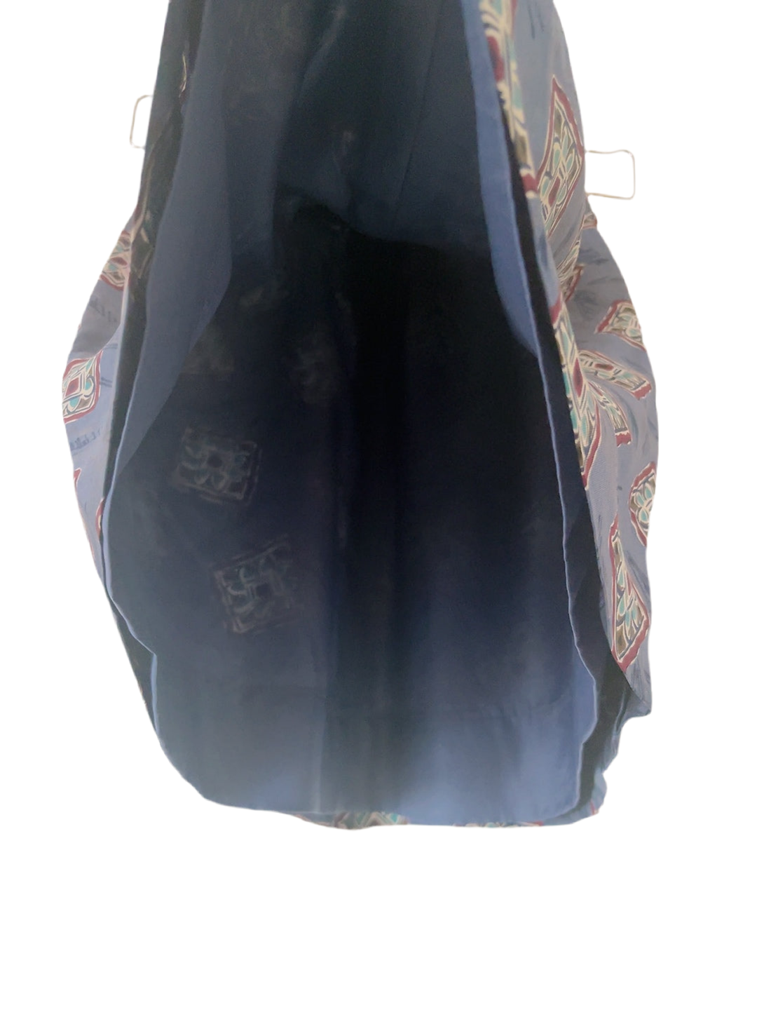 90s vintage silk pattern mini skirt