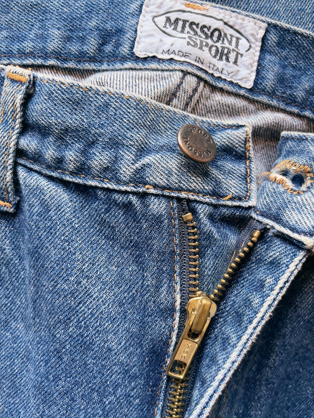 MISSONI - SPORTS vintage blue denim pants