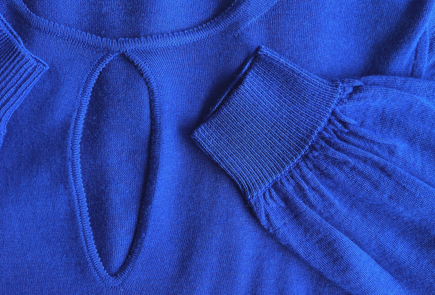 YSL - rive gauche blue knit