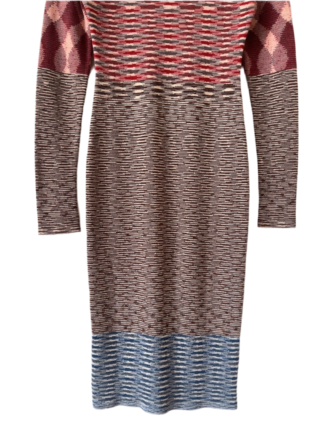 vintage MISSONI knit long one piece dress