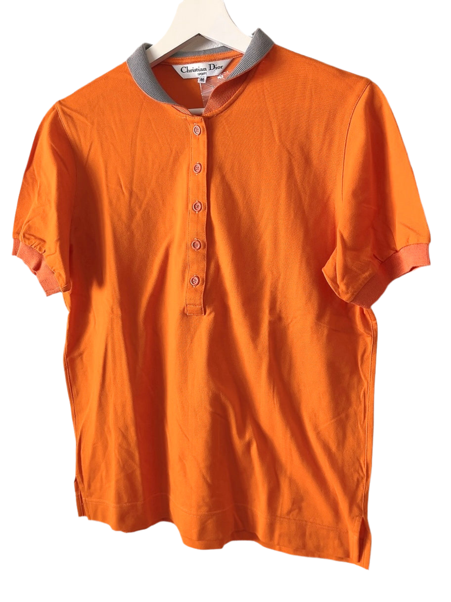 Christian Dior - sports orange polo shirt