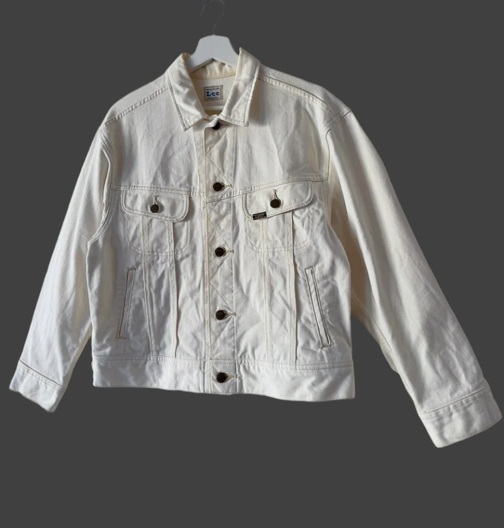 Lee vintage white riders denim jacket